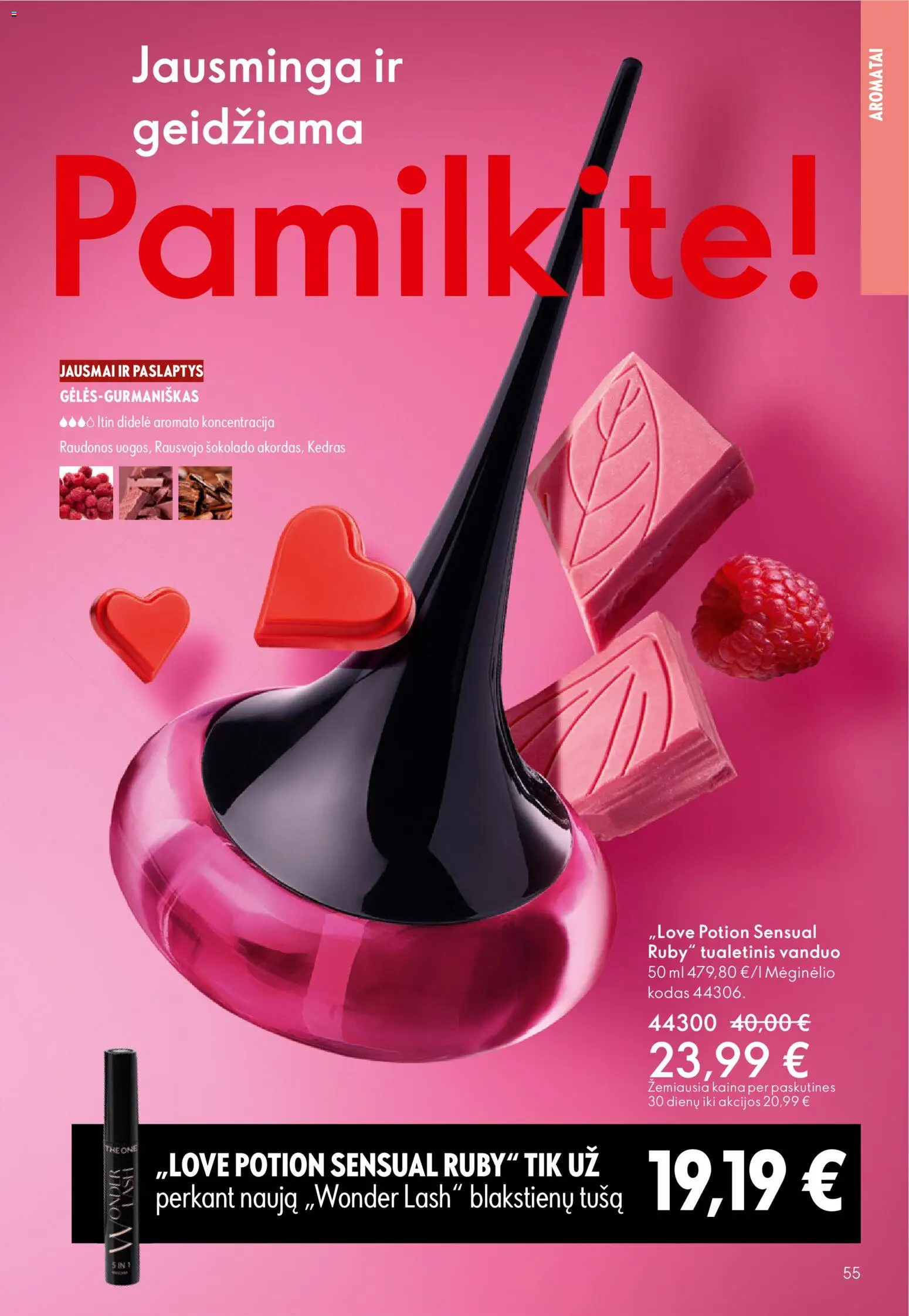 Oriflame akcijos nuo 28.01.2026 | Puslapis: 55 | Prekių: Tualetinis vanduo