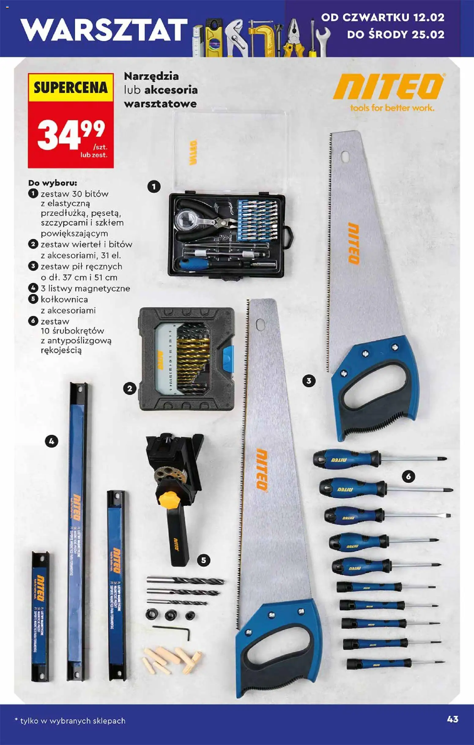 Biedronka gazetka - Hity i inspiracje od 07.02.2026 | Strona: 43