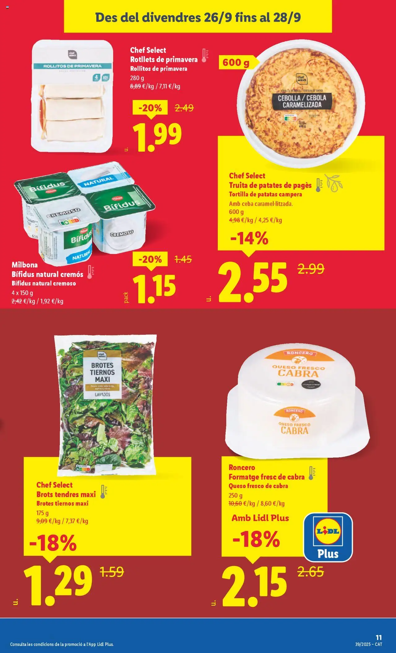 Lidl folleto │ válido desde el 22.09.2025 | Página: 23 | Productos: Queso, Queso fresco, Παγωμένο τσάι
