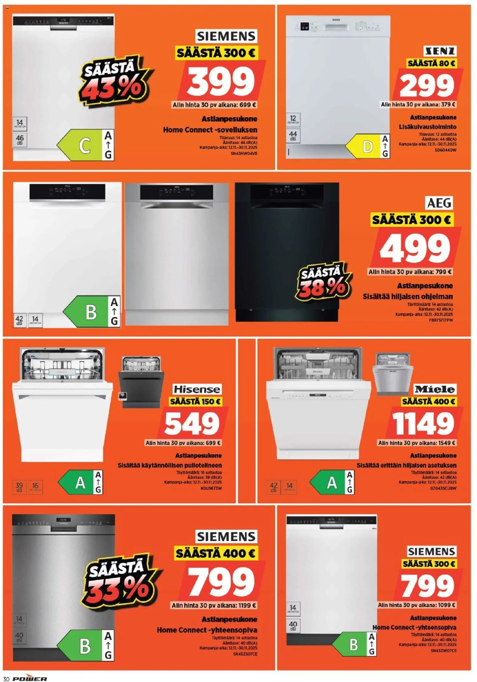 Power tarjoukset – voimassa 12.11.2025 alkaen | Sivu: 30