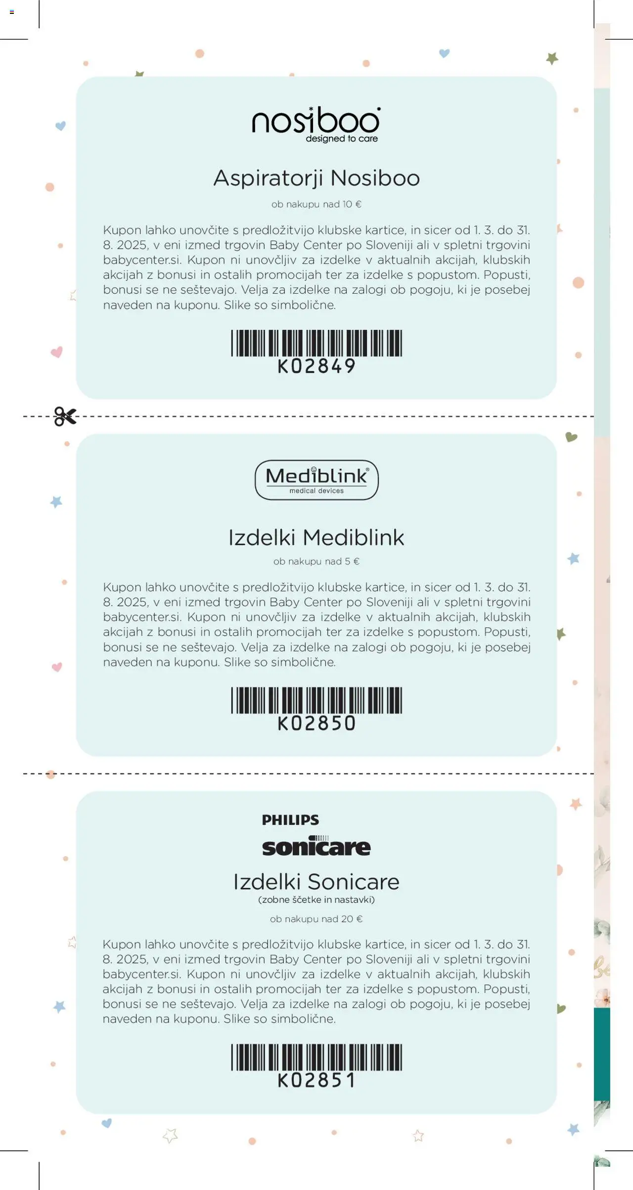 Baby center katalog nosečka │ velja od 01.07.2025 | Stran: 32