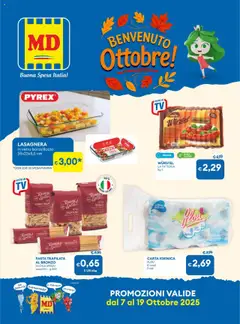 Anteprima del volantino Volantino MD Discount	 valido a partire dal 07.10.2025