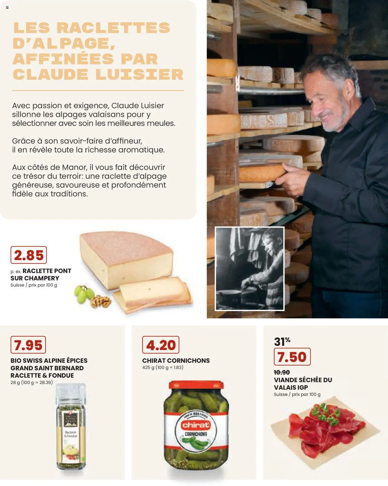 Manor Aktionen Alpages – gültig ab 21.10.2025 | Seite: 2 | Produkte: Raclette, Fondue
