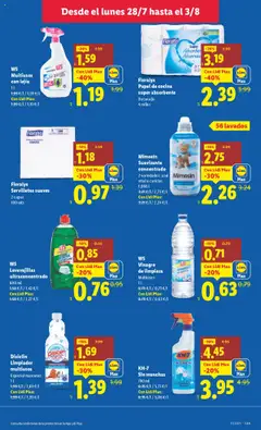 Lidl folleto │ válido desde el 28.07.2025 | Página: 15 | Productos: Suavizante, Cocina, Lavavajillas, Δεξαμενή