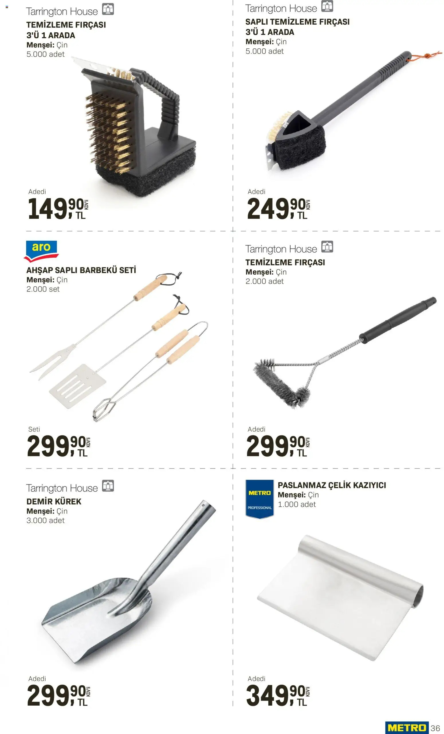 Metro - Açık Hava Çözümleri - 10.04.2026 tarihinden itibaren geçerlidir | Sayfa: 36 | Ürünler: Cin