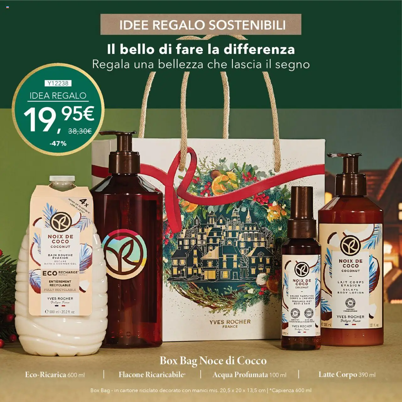 Volantino Yves Rocher del 17.10.2025 | Pagina: 58 | Prodotti: Acqua, Latte, Cocco