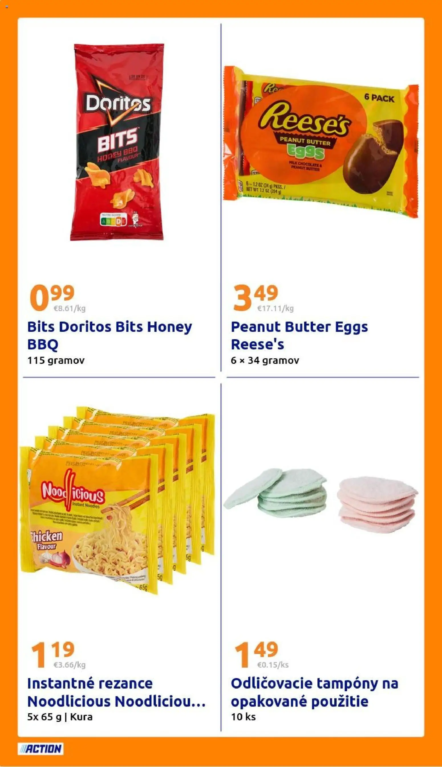 Nové Action akcie – leták je platný od 25.02.2026 | Strana: 20 | Produkty: Rezance