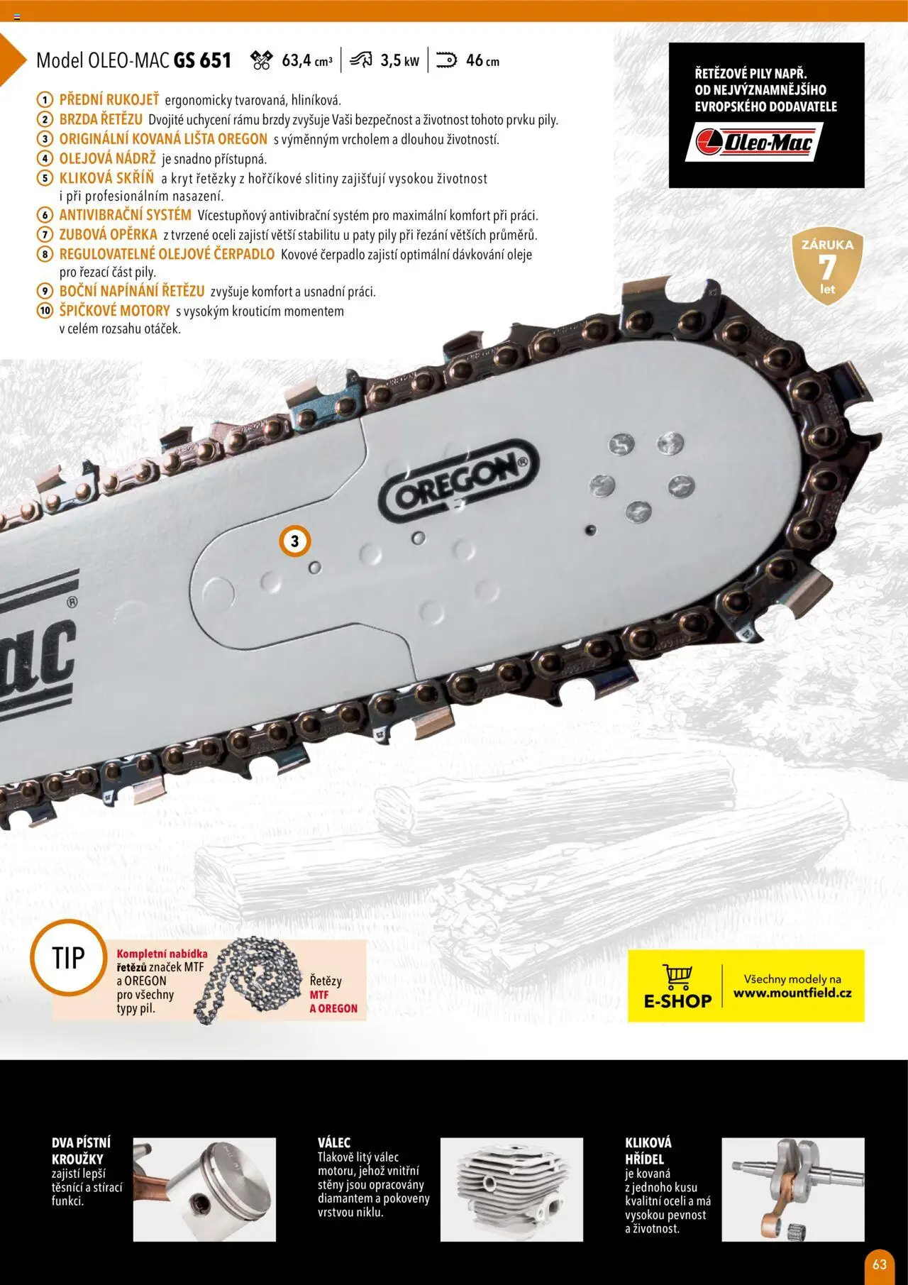 Mountfield katalog 2025 od 16.04.2025 | Strana: 63 | Produkty: Oleje, Modely, Čerpadlo, Skříň