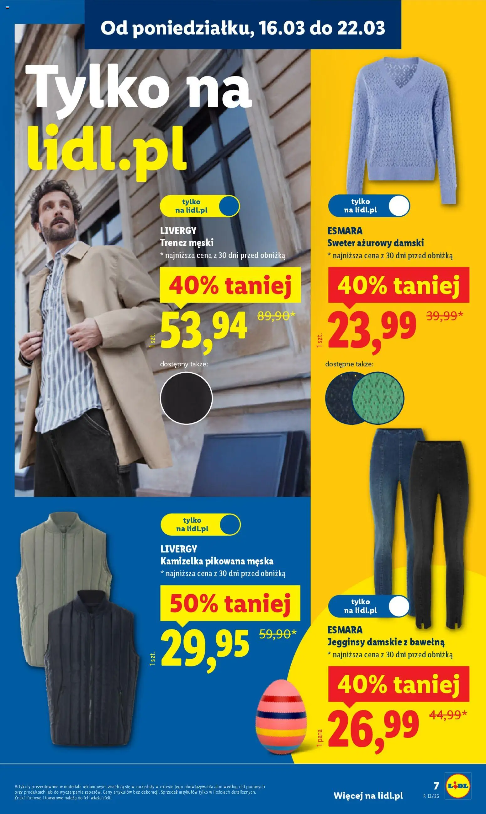 Lidl Katalog od 16.03.2026 | Strona: 9 | Produkty: Sweter, Kamizelka