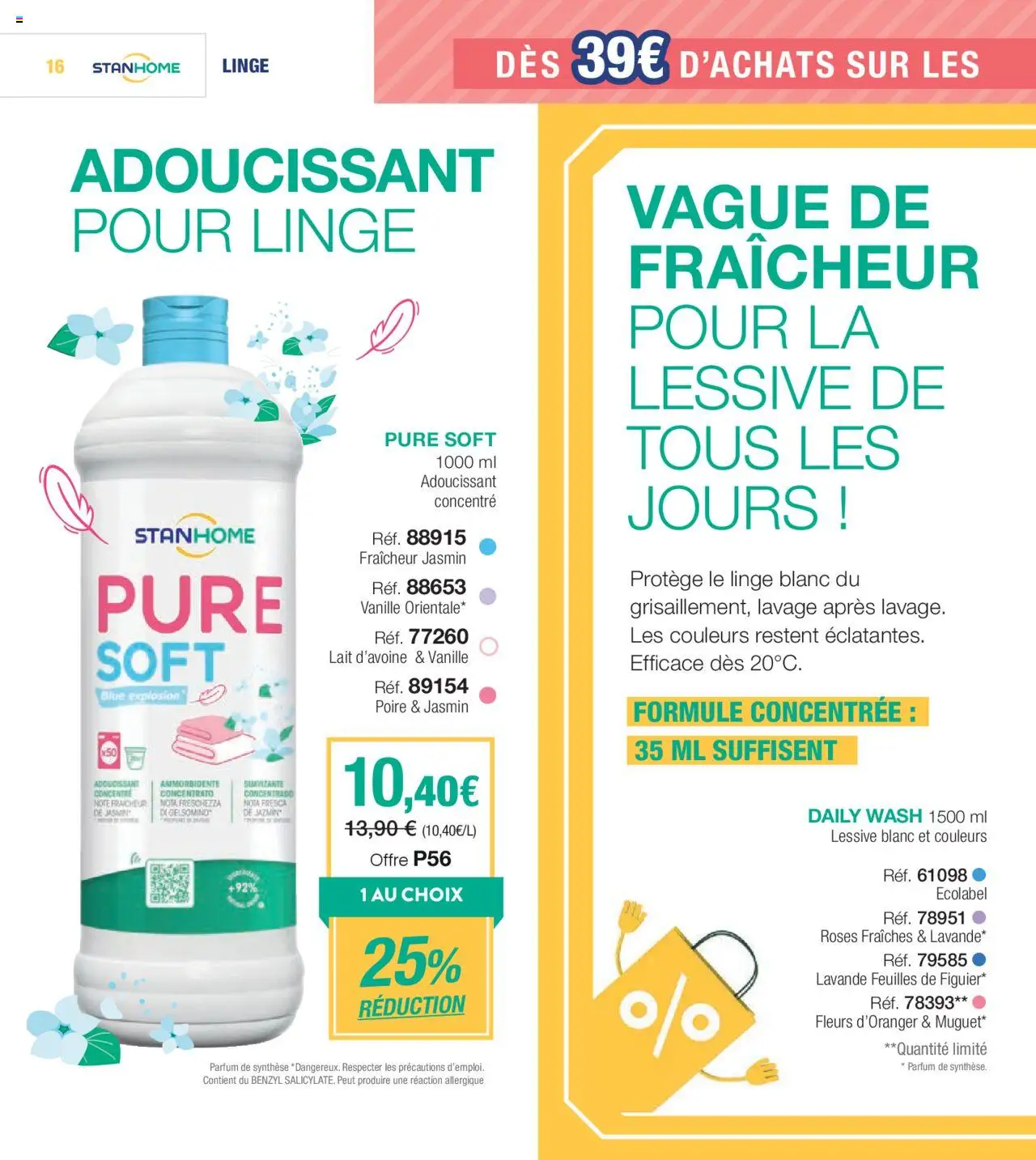  | Page: 16 | Produits: Lavande, Poire, Lait, Muguet