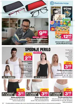 Mercator katalog akcije – veljaven od 05.03.2026 | Stran: 38 | Izdelki: Knjiga, Majica, Spodnje perilo, Spodnje hlace