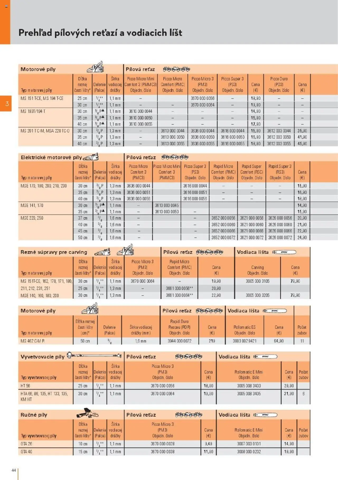 Nové STIHL akcie – leták je platný od 29.09.2025 | Strana: 44