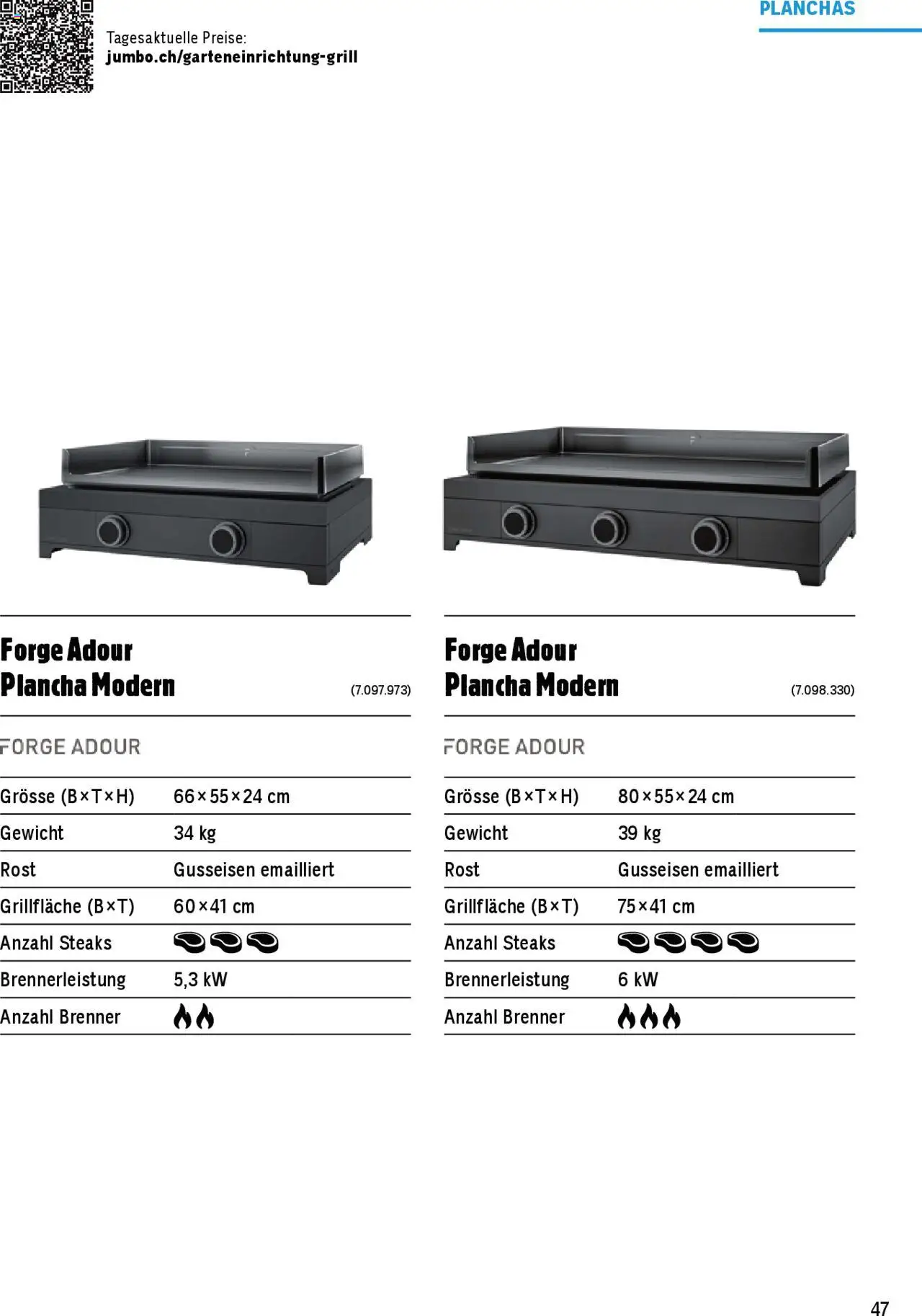 Jumbo Aktionen Grosse Grillbroschüre 2025 ab 21.02.2025 | Seite: 47 | Produkte: Gewicht