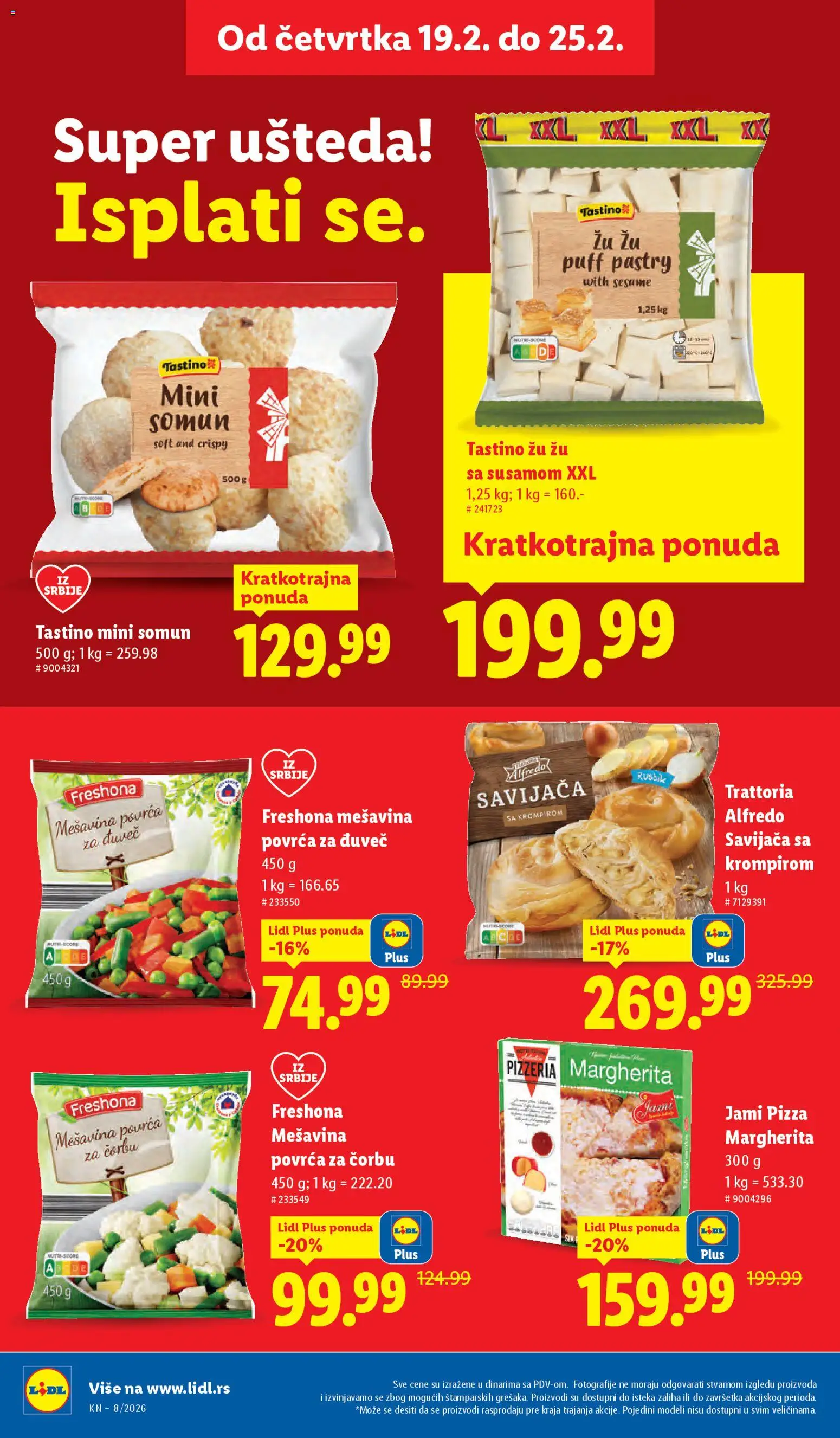 Lidl katalog - važi od 19.02.2026 | Strana: 22 | Proizvode: Somun