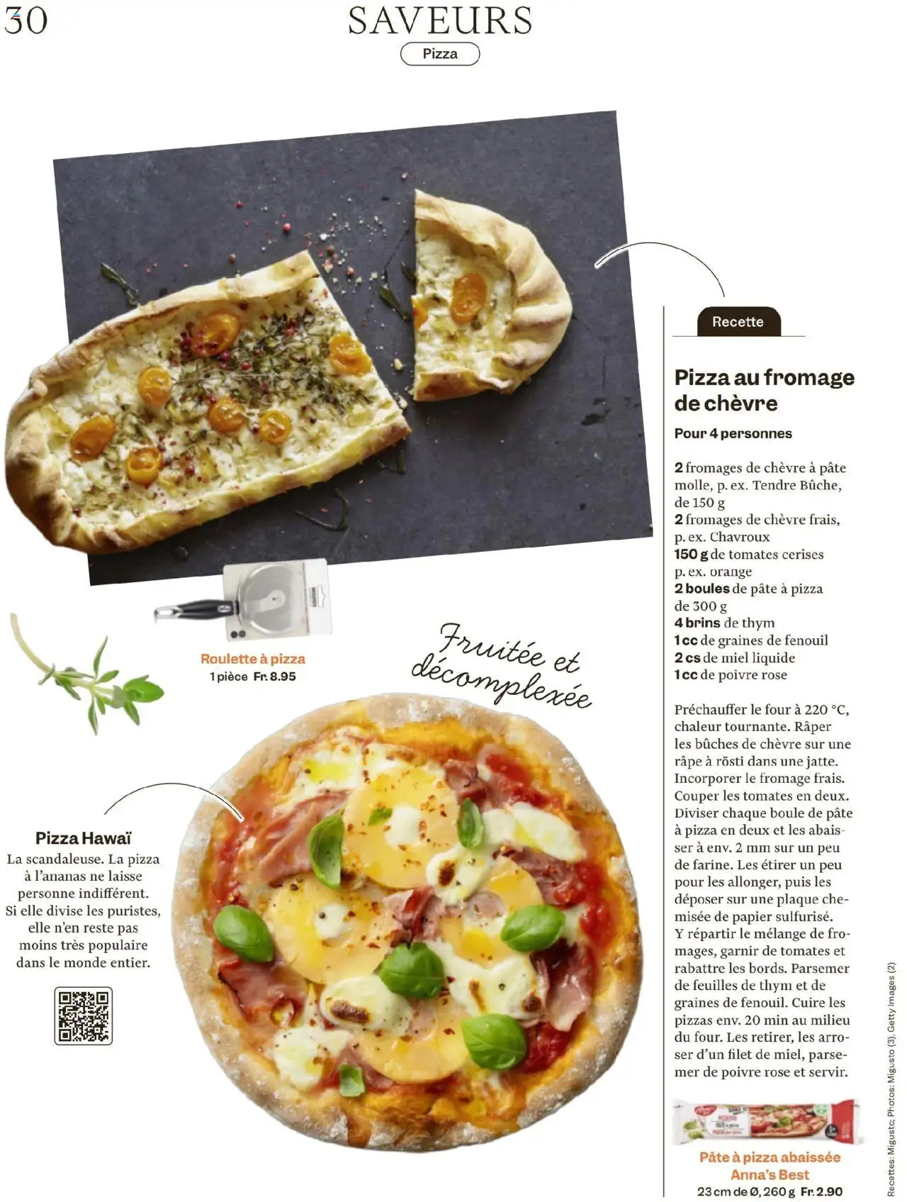 Migros - Magazin FR ab 12.08.2025 | Seite: 30 | Produkte: Pizza, Cutter