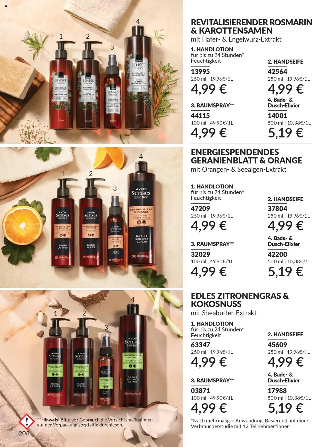 AVON Katalog Oktober 2025 – gültig ab 01.10.2025 | Seite: 210 | Produkte: Zitronengras, Orangen