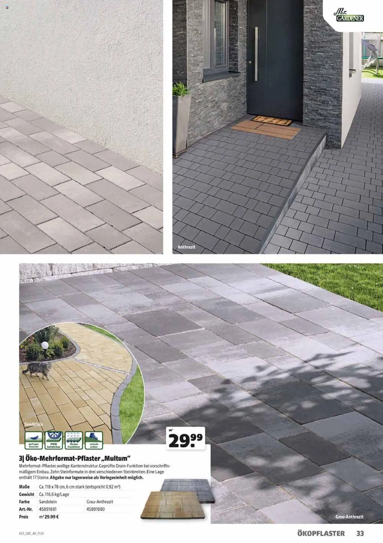 HERKULES Gartenbaustoffe - gültig ab dem 28.07.2025 | Seite: 33 | Produkte: Gewicht