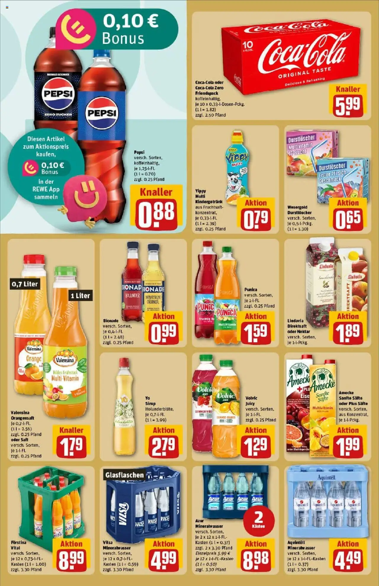 Rewe prospekt Stockstadt	 – gültig ab 01.09.2025 | Seite: 18 | Produkte: Coca cola, Cola, Orangensaft, Fruchtsaft