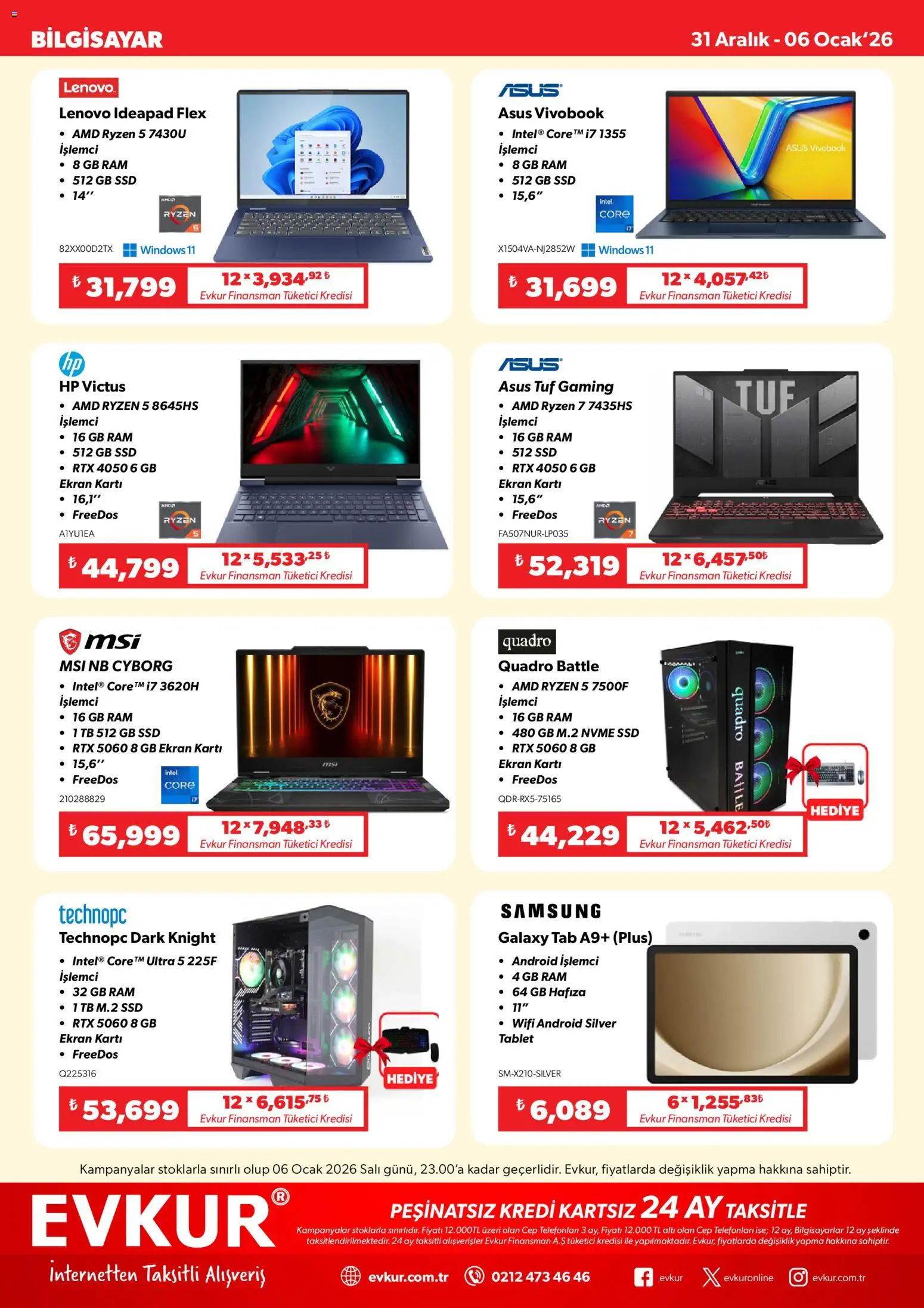 Evkur Katalog - 31.12.2025 tarihinden itibaren geçerlidir | Sayfa: 6