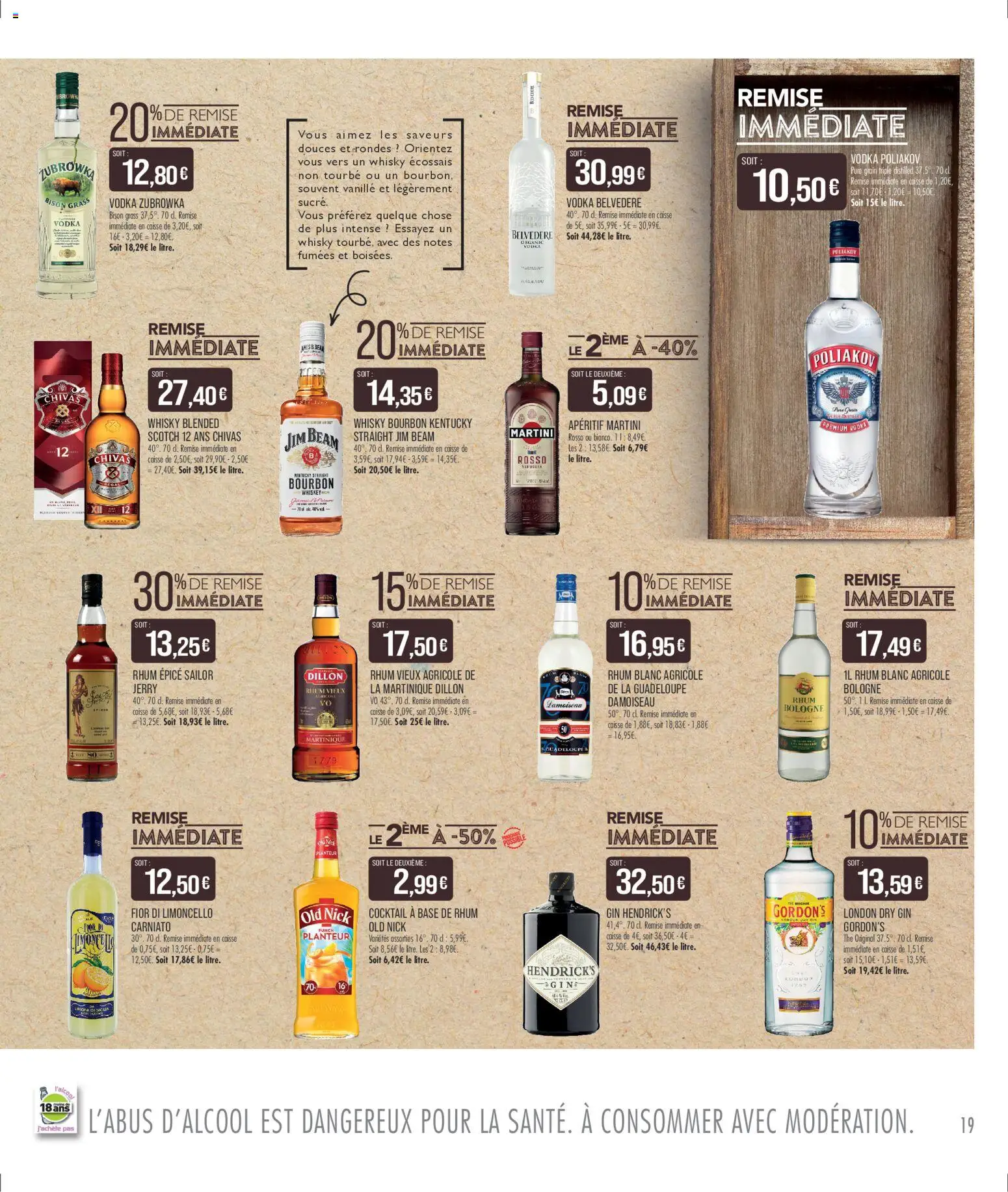 {H1} | Page: 21 | Produits: Vodka, Whisky, Base, Martini