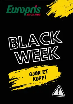 Forhåndsvisning av Europris - Black Friday Varsel gyldig fra 19.11.2025