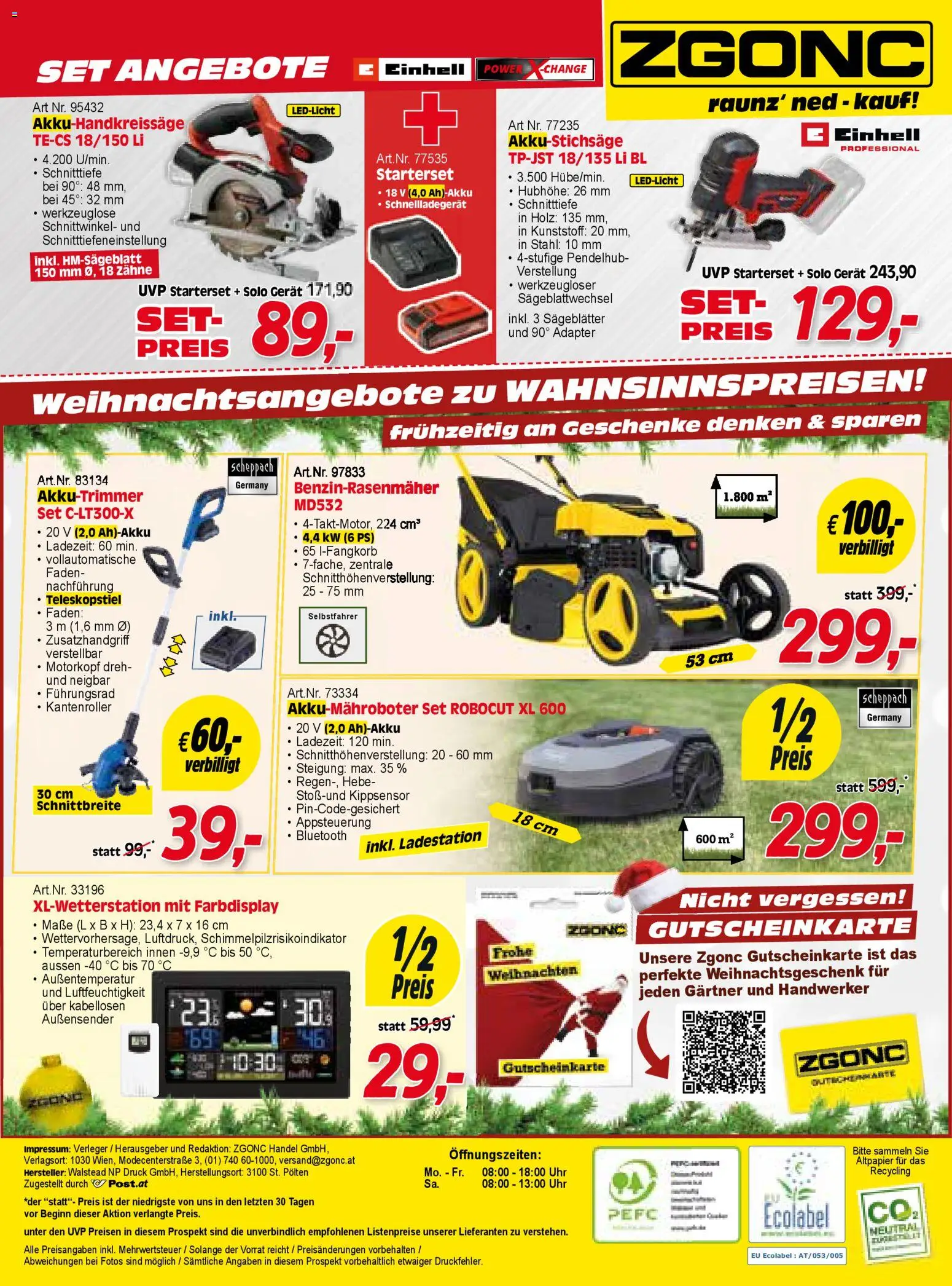 Zgonc - Flugblatt November I 2025 gültig ab 30.10.2025 | Seite: 24 | Produkte: Uhr, Adapter