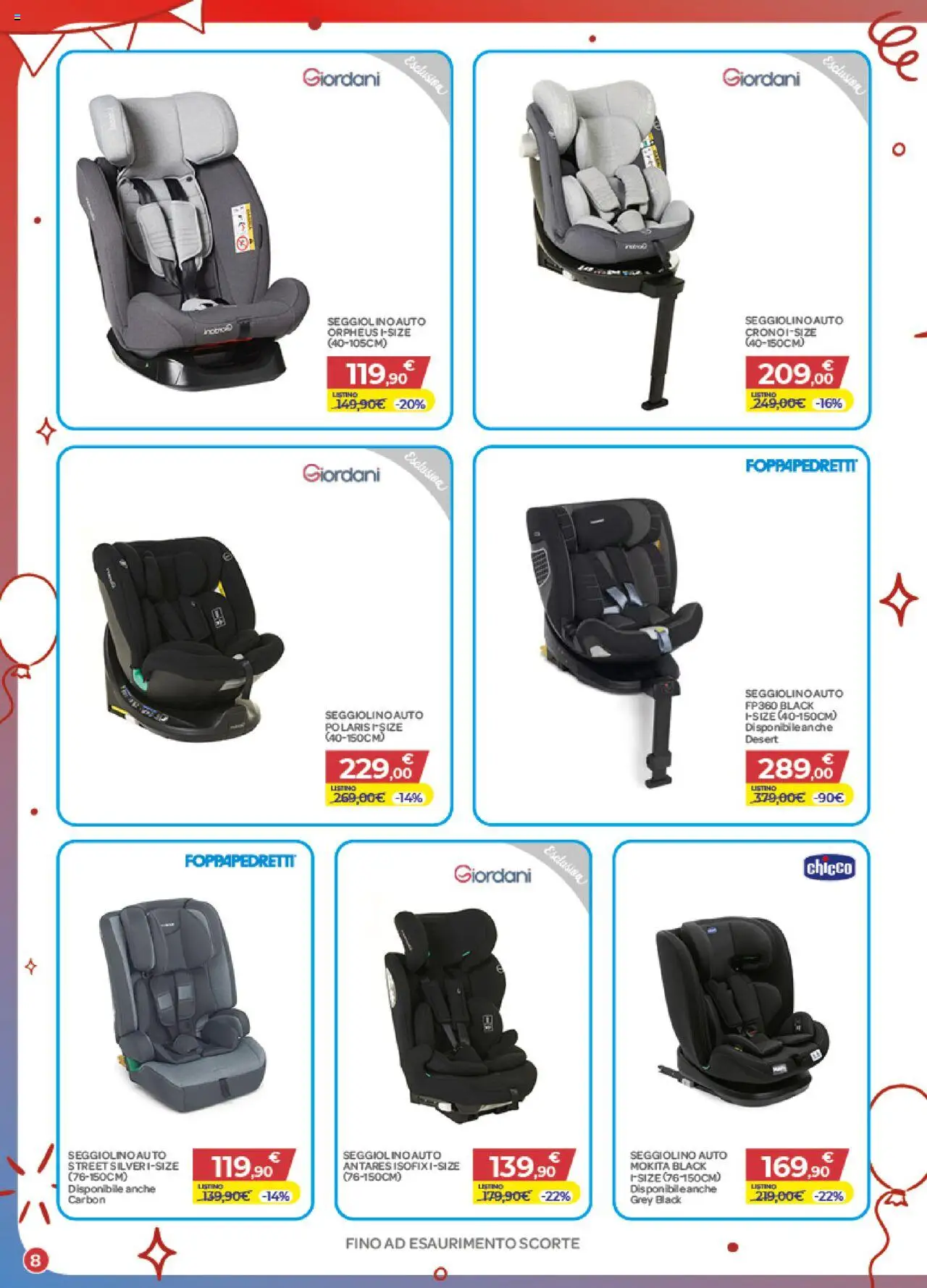 Volantino Bimbo store del 02.10.2025 | Pagina: 8 | Prodotti: Seggiolino