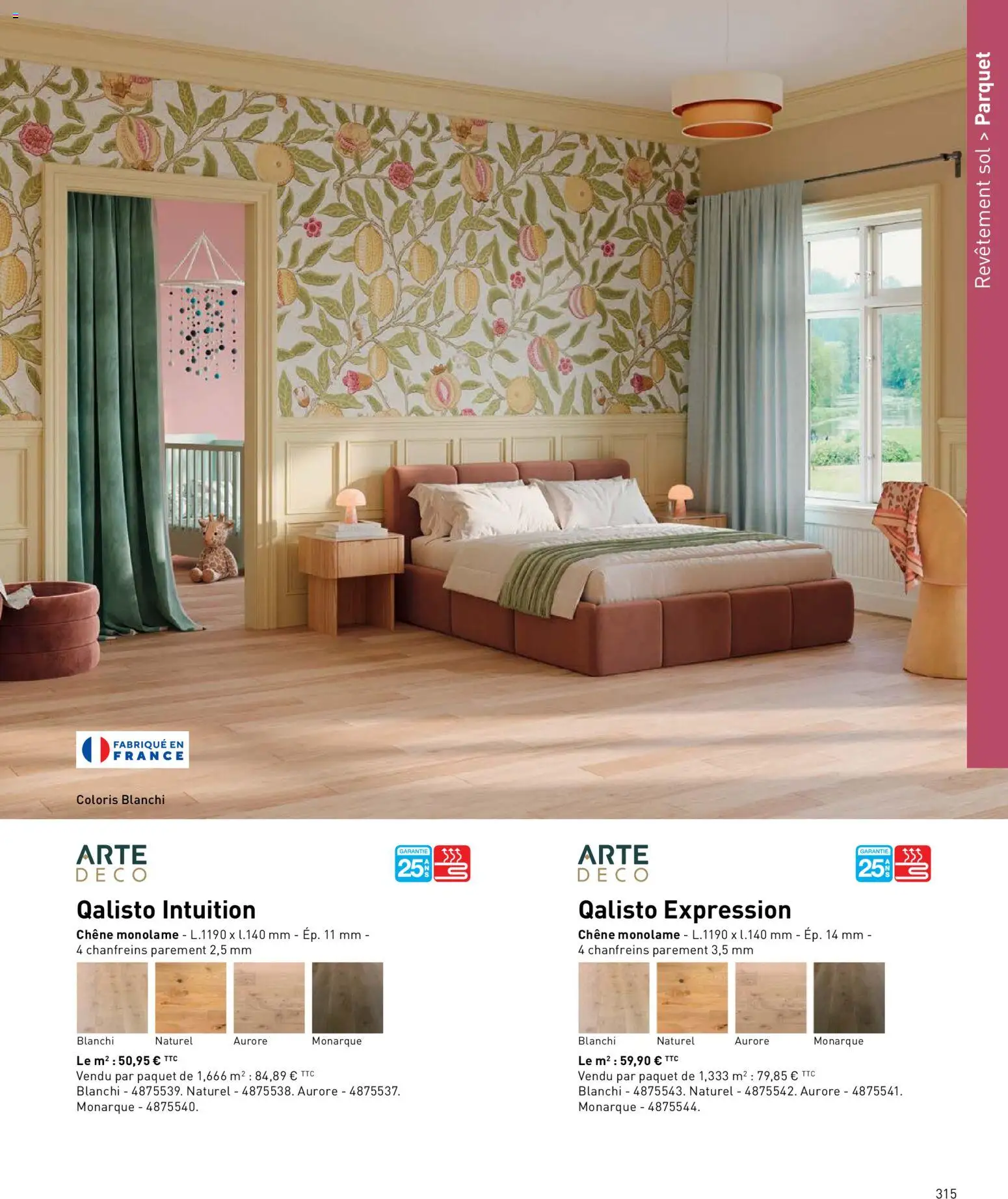 {H1} | Page: 315 | Produits: Parquet