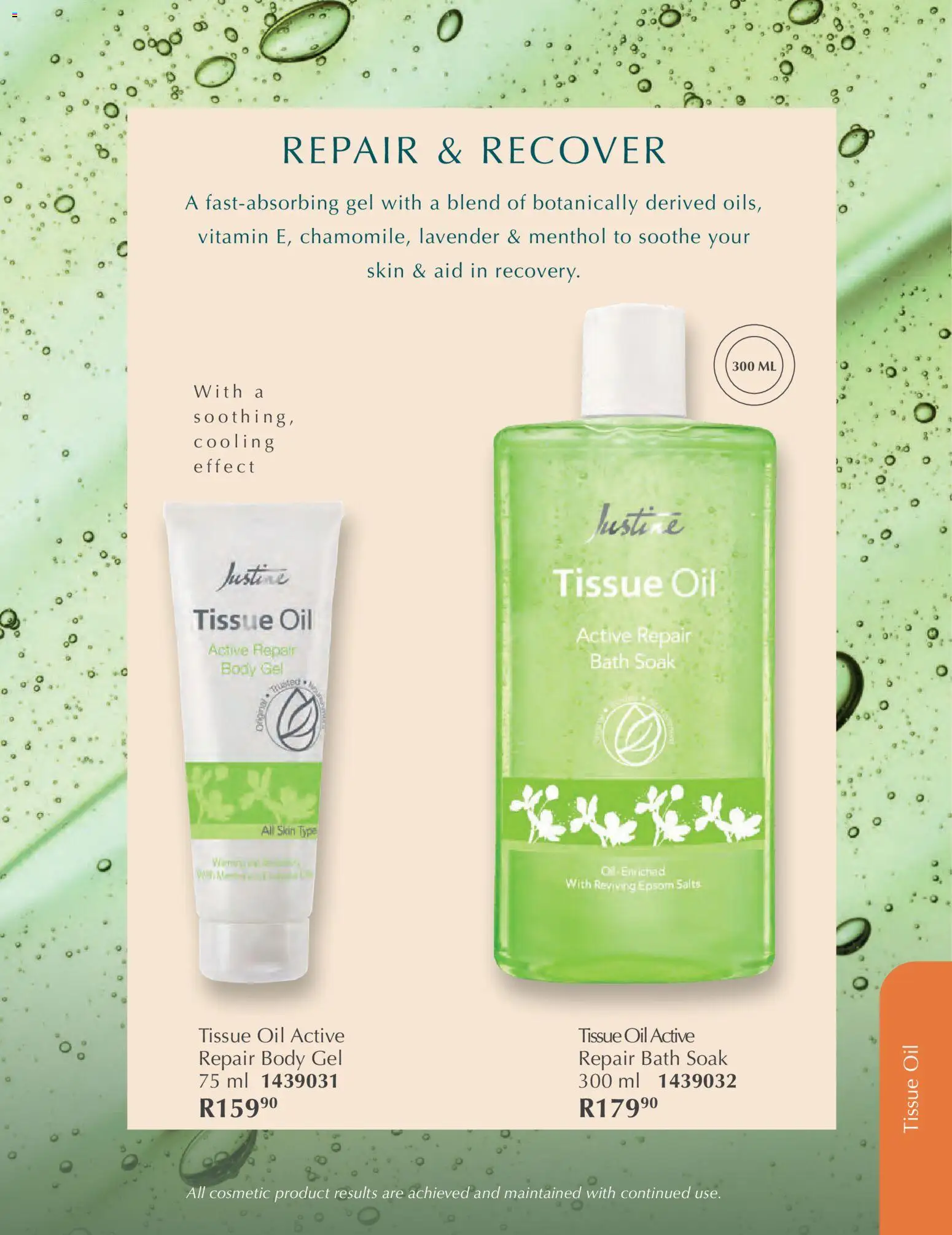 New Justine catalogue – valid from 01.02.2026 | Page: 88 | Products: Tissue oil, Bath, Oil