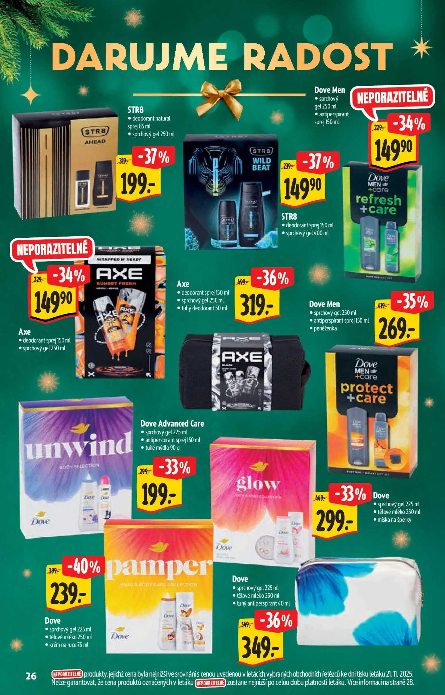 Albert katalog - Hypermarket - Dárky od 03.12.2025 | Strana: 26 | Produkty: Krém na ruce, Mýdlo, Sprchový gel, Body