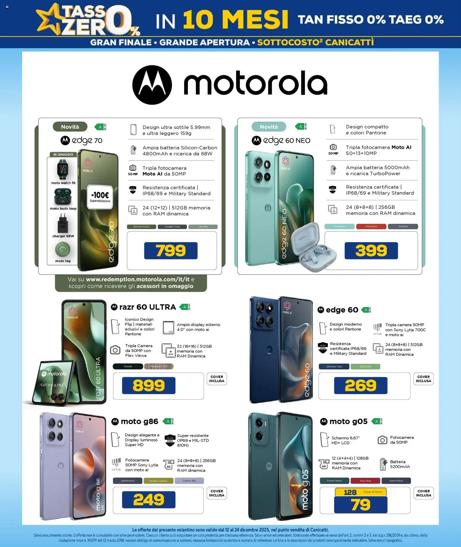 Volantino Euronics del 12.12.2025 | Pagina: 34 | Prodotti: Schermo, Fotocamera, Batteria