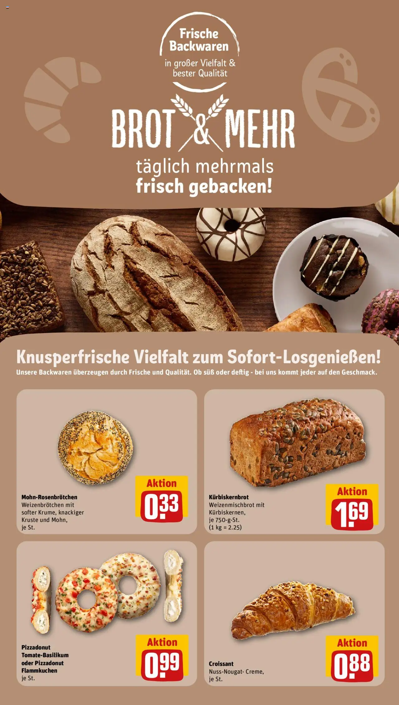 Rewe ihr Kaufpark Prospekt 	 - gültig ab dem 18.08.2025 | Seite: 28 | Produkte: Croissant, Brot