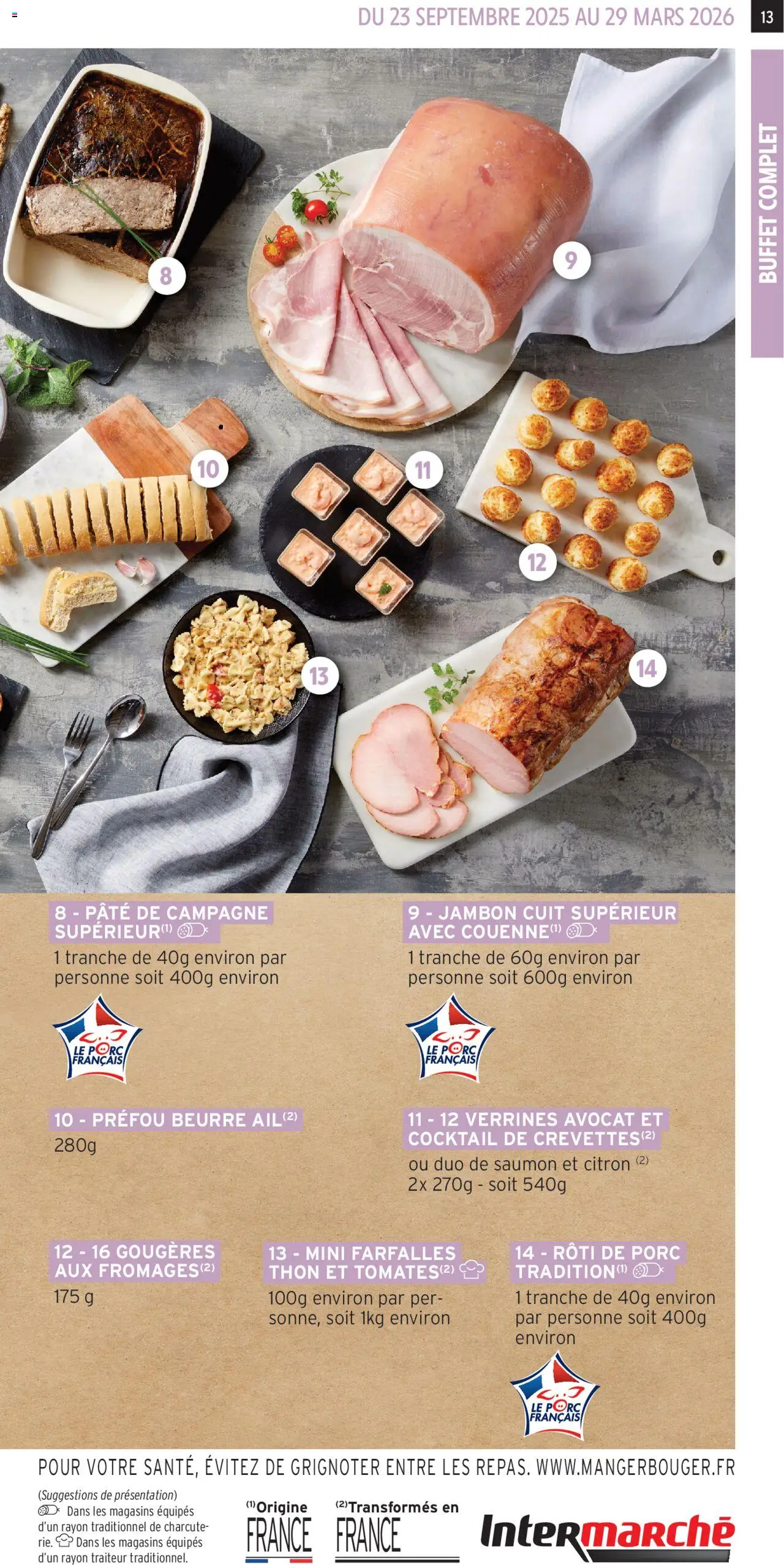 {H1} | Page: 13 | Produits: Avocat, Citron, Ail, Saumon