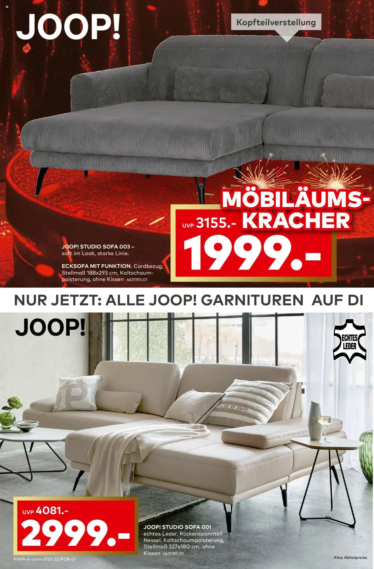Porta! Möbiläum Aachen – gültig ab 05.10.2025 | Seite: 6 | Produkte: Ecksofa, Kissen, Sofa