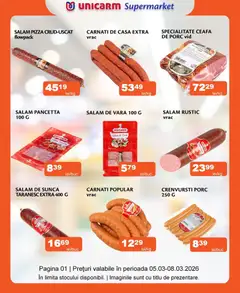 Ofertele Unicarm valabile de la 05.03.2026