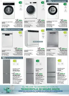 Vista previa El Corte Inglés ofertas válido desde el 23.03.2026 | Página: 10 | Productos: Lavadora, Lavavajillas, Combi