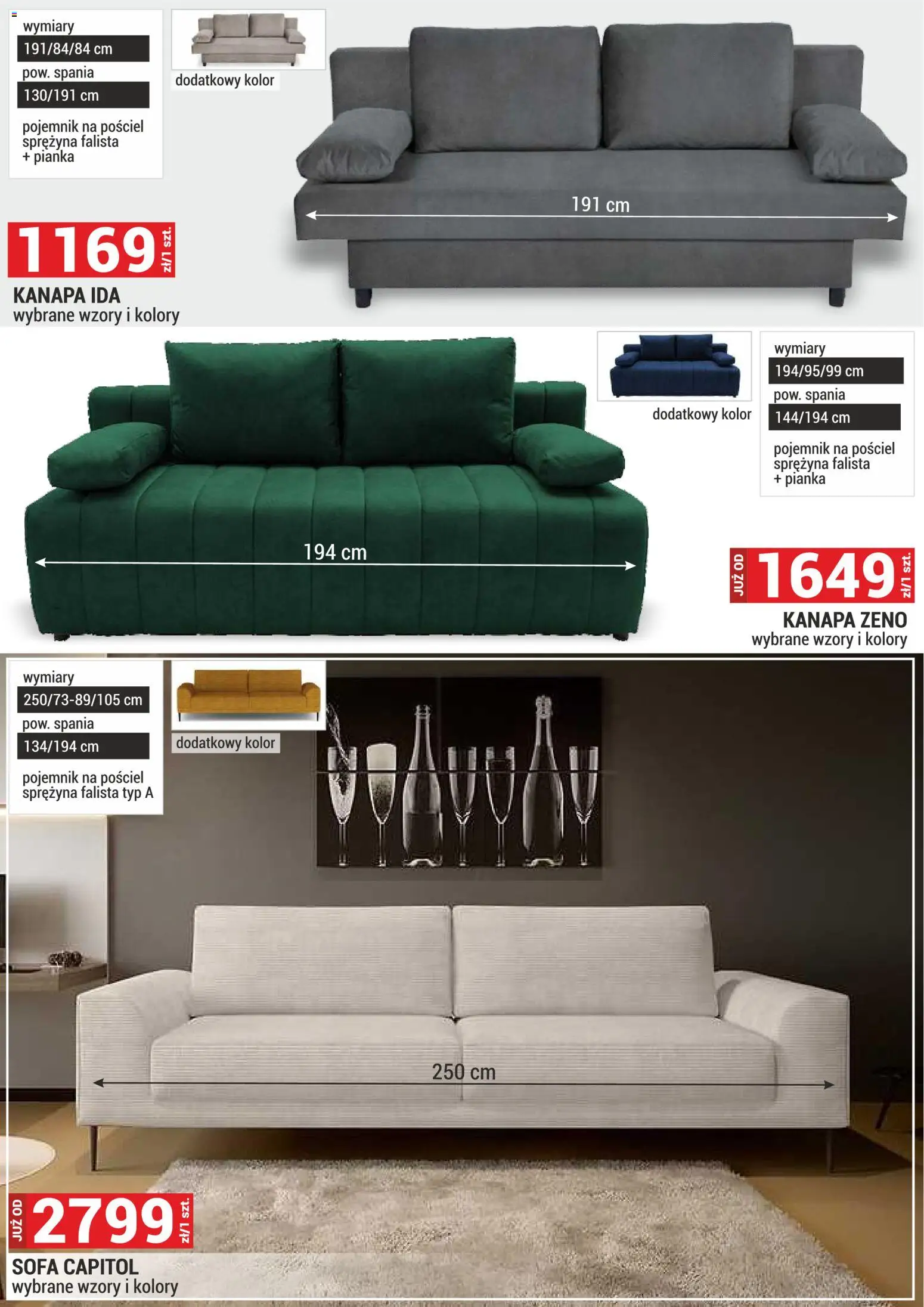 Merkury Market Gazetka - Meble, Wypoczynki, Materace od 01.03.2026 | Strona: 15 | Produkty: Pościel, Sofa, Kanapa
