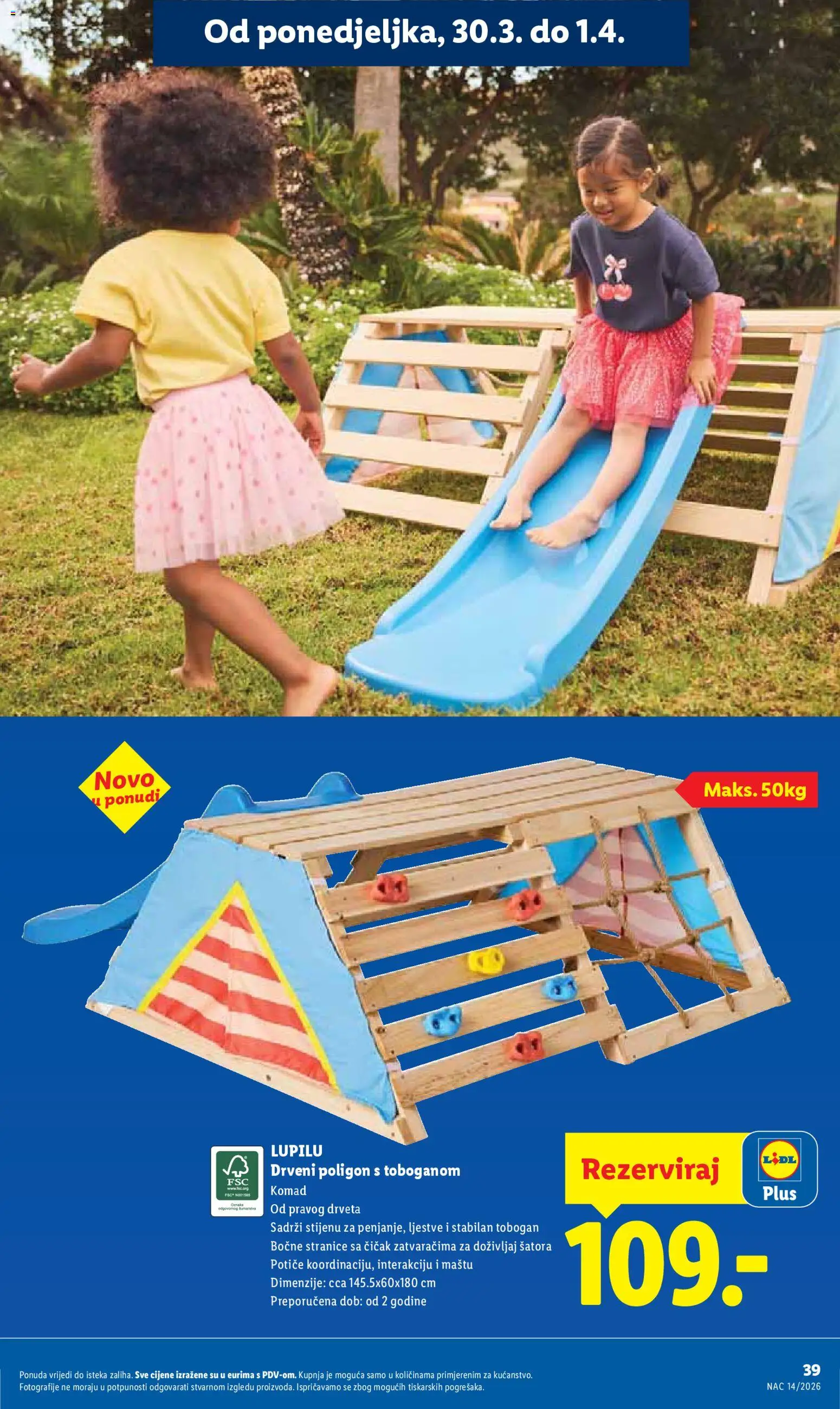 Lidl katalog | vrijedi od 30.03.2026 | Stranica: 39 | Proizvodi: Ljestve