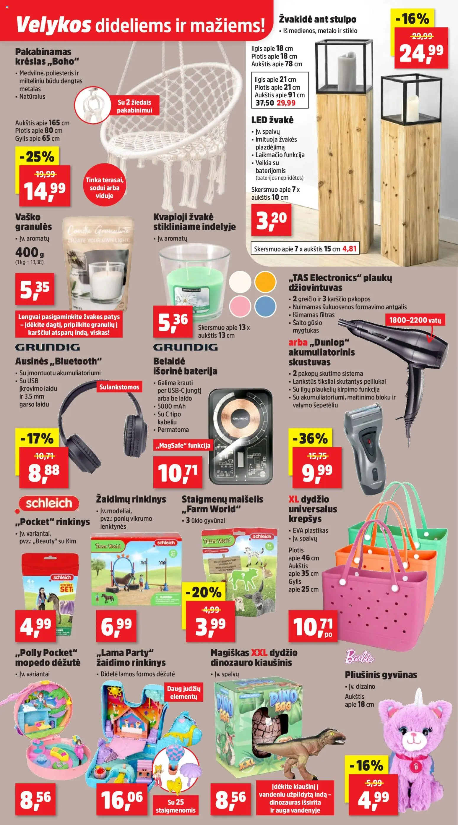 Thomas Philipps akcijos nuo 30.03.2026 | Puslapis: 9 | Prekių: Skustuvas, Baterija, Krepšys, USB