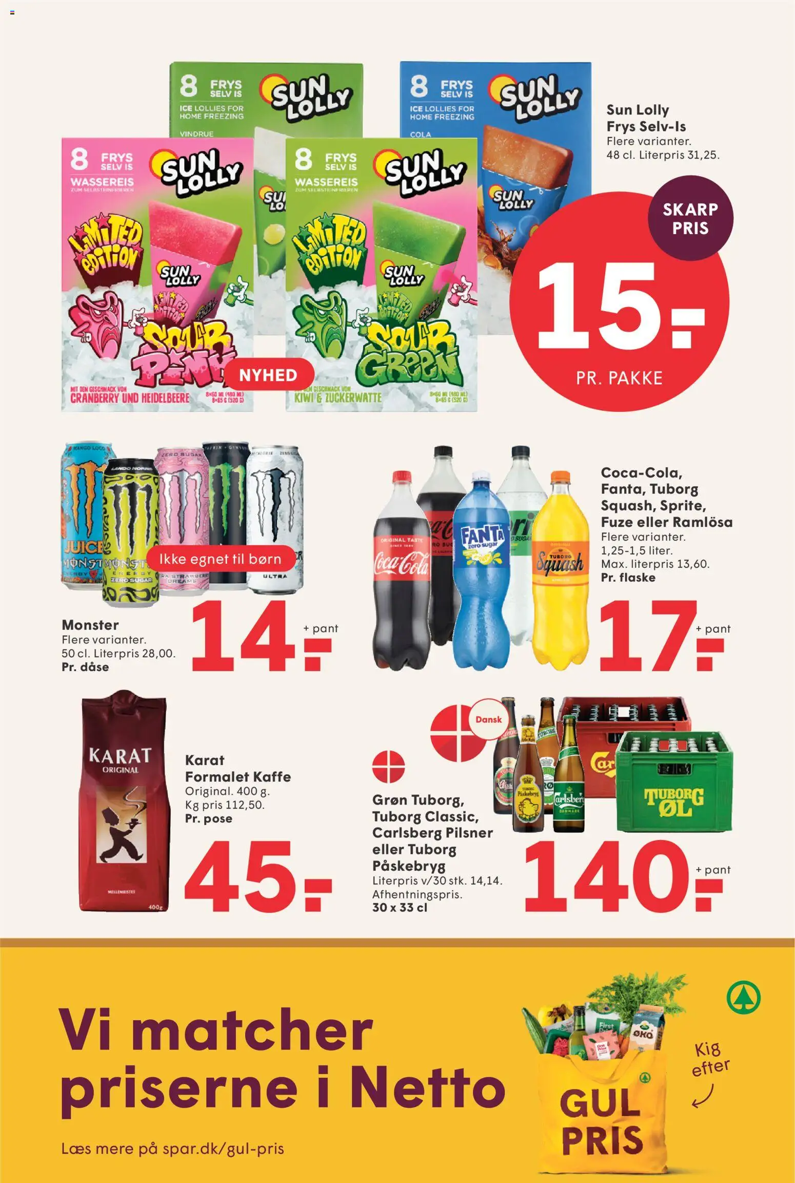 Spar tilbudsavis – gyldig fra 06.03.2026 | Side: 16 | Produkter: Mango, Fanta, Is, Cola