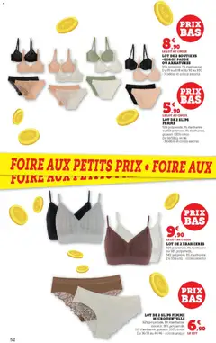 Hyper U - Prévisualisation de Hyper U catalogue valide à partir de 27.01.2026 | Page: 52 | Produits: Coton, Slips