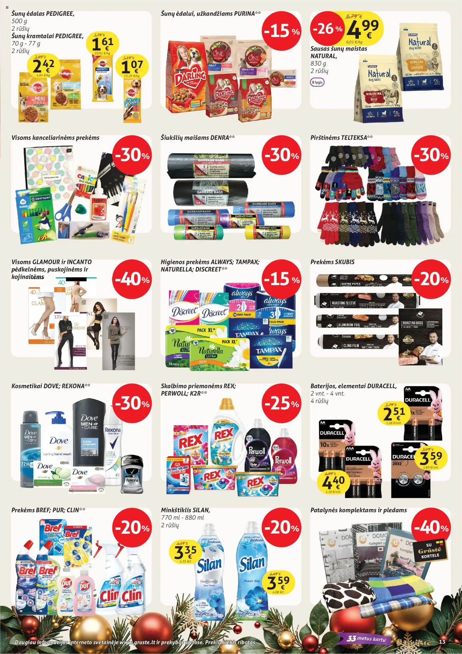 GRUSTE akcijos nuo 11.12.2025 | Puslapis: 13