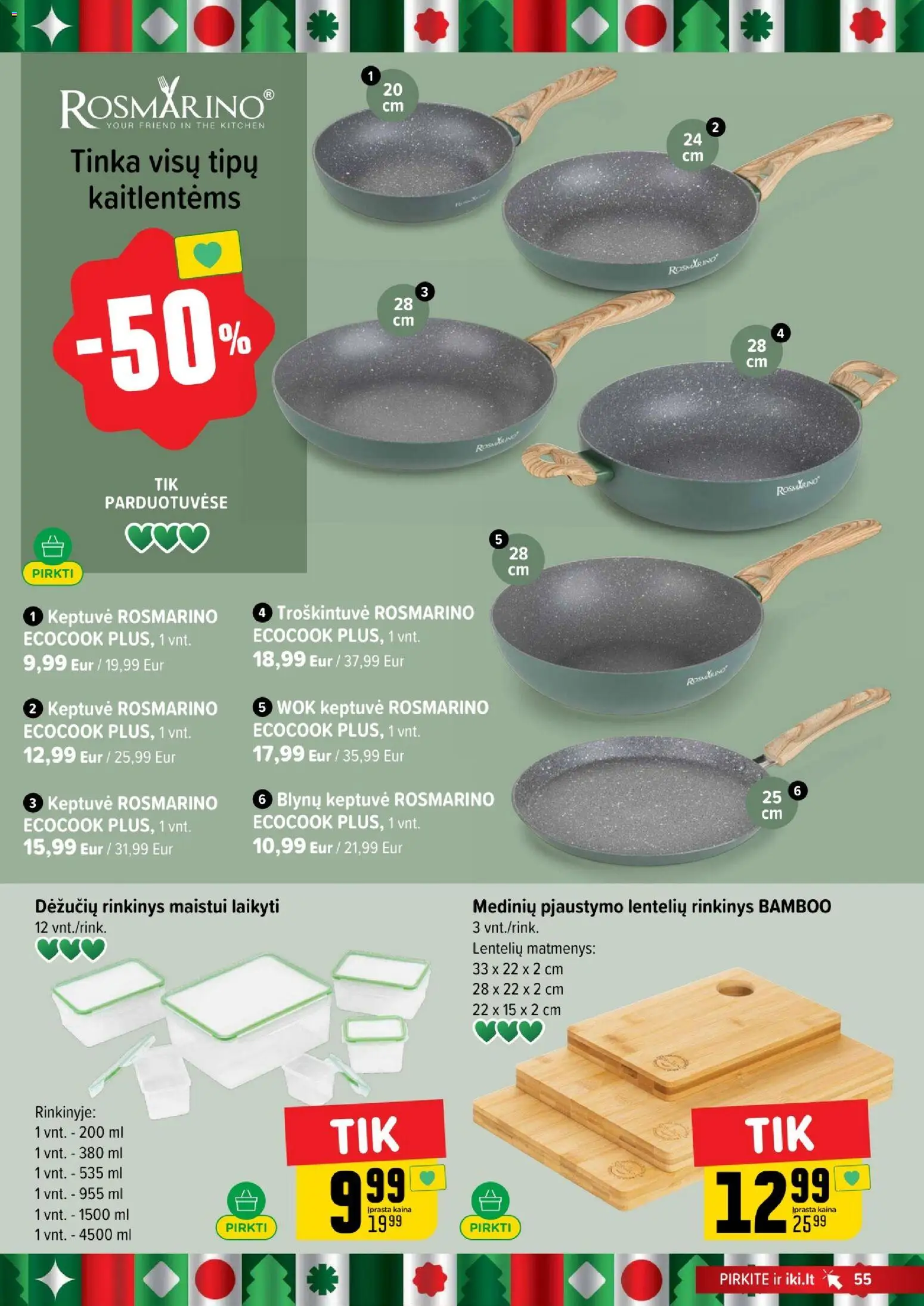 IKI akcijos nuo 29.12.2025 | Puslapis: 55 | Prekių: Keptuvė