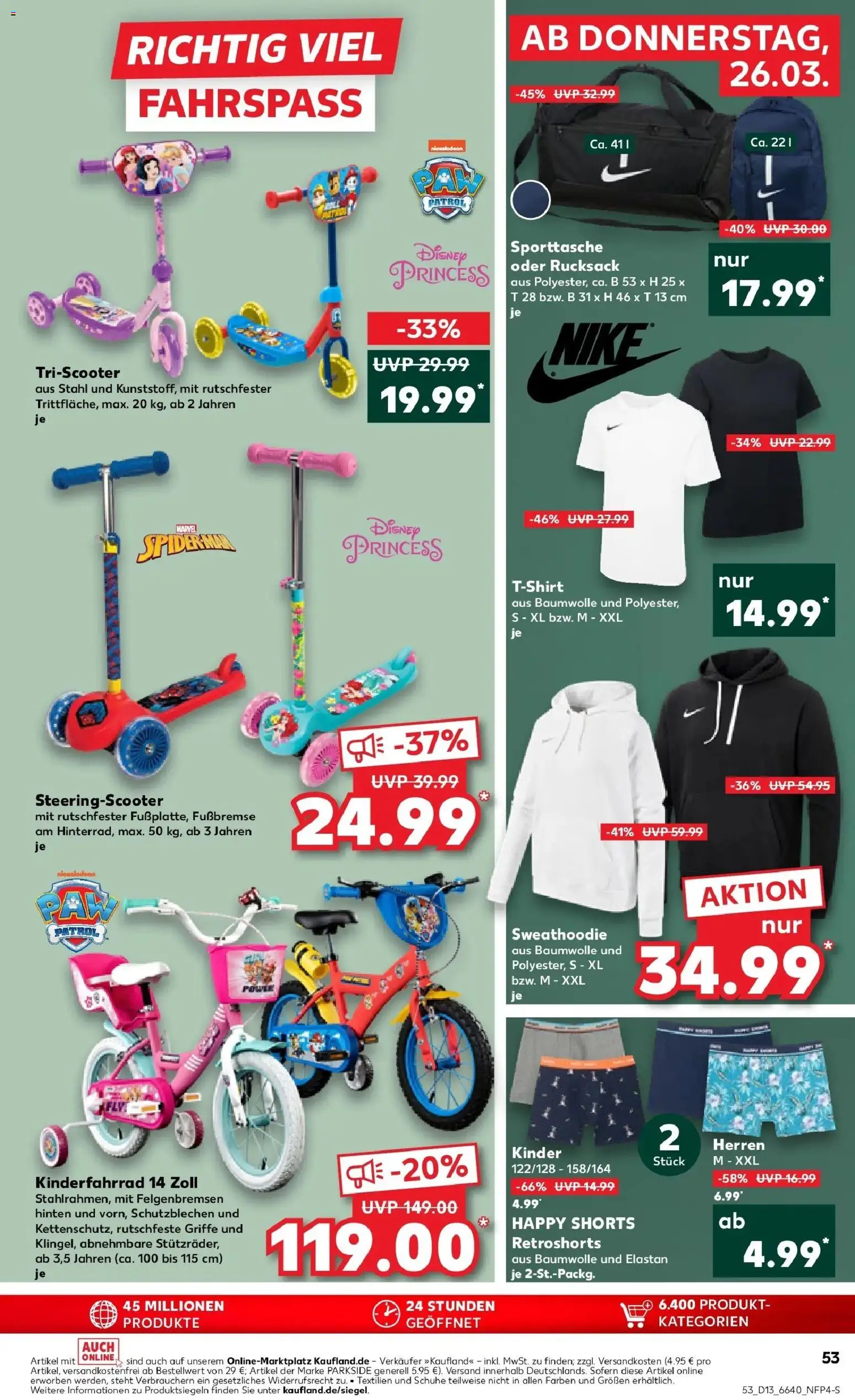 Kaufland Prospekt Albstadt	 – gültig ab 26.03.2026 | Seite: 53 | Produkte: T-Shirt, Rucksack