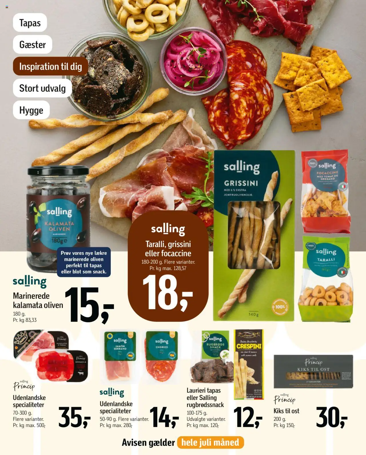 Føtex Tilbudsavis gyldig fra 27.06.2025 | Side: 41 | Produkter: Ost, Oliven, Søm, Oregano