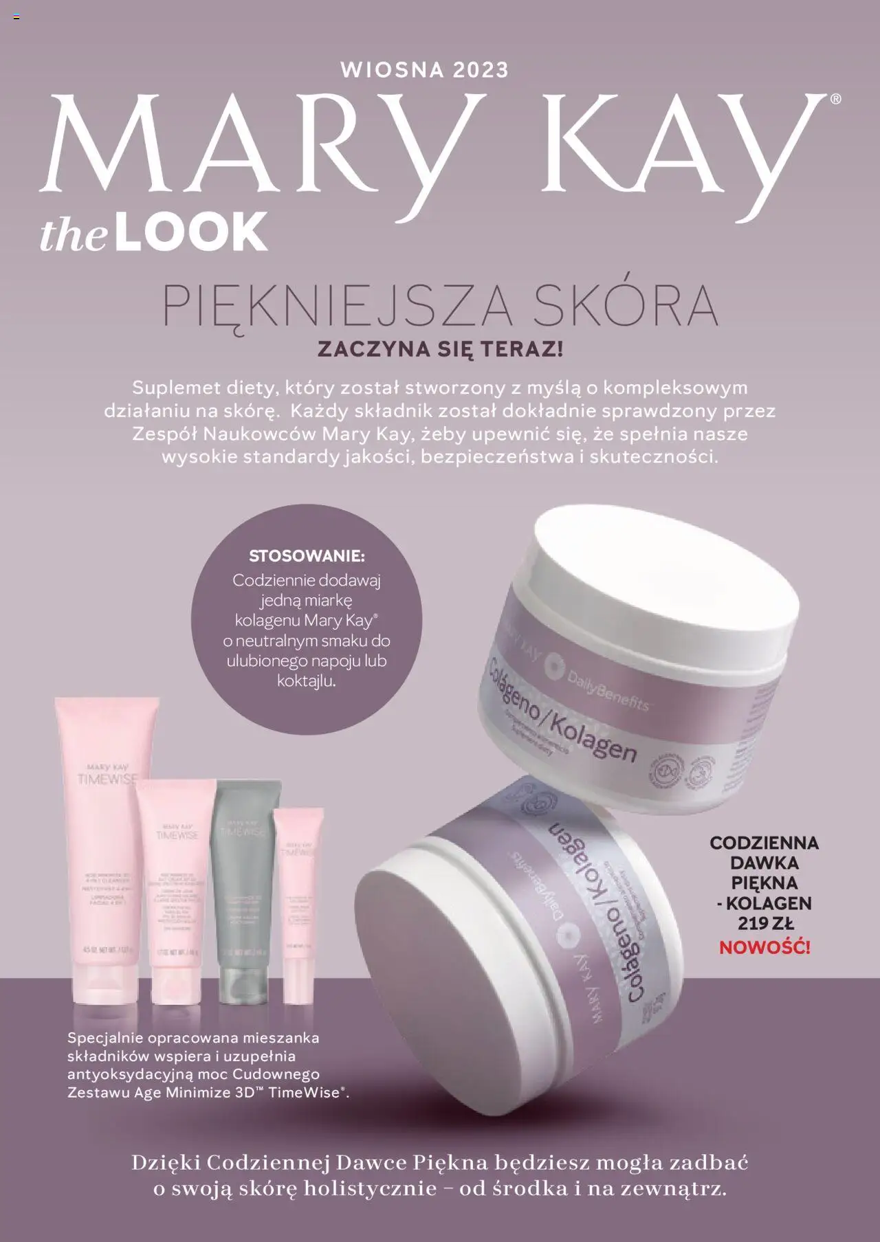 Mary Kay Katalog - Codzienna Dawka Piękna Kolagen od 01.05.2023 | Strona: 1