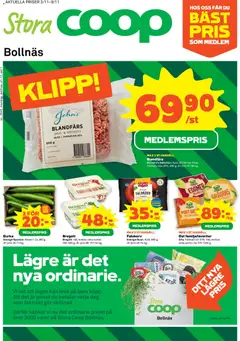 Stora Coop - Bollnäs - Förhandsvisning av reklamblad från butik Stora Coop aktuell från 03.11.2025
