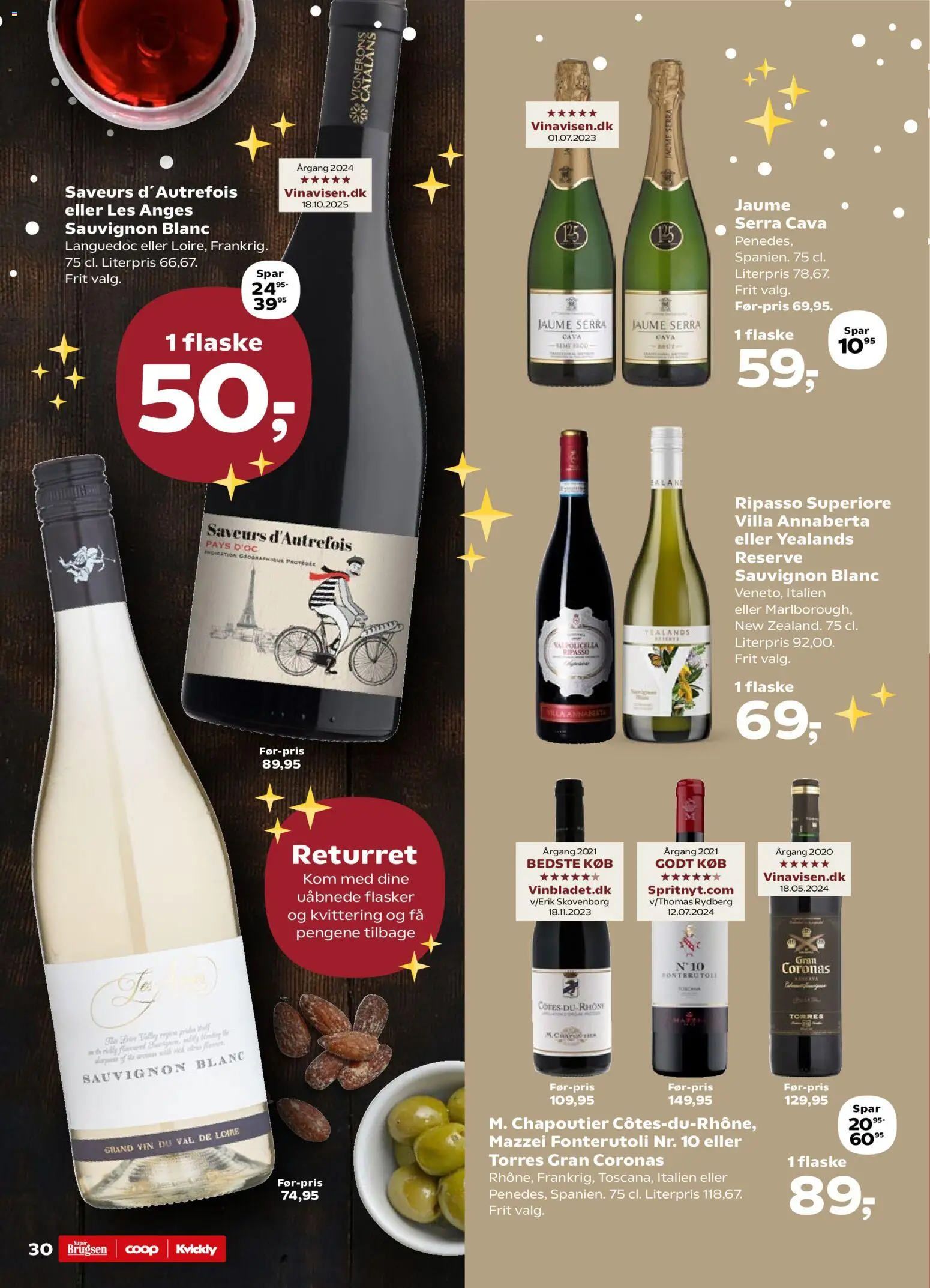 Kvickly tilbudsavis – gyldig fra 19.12.2025 | Side: 34 | Produkter: Vin, Søm