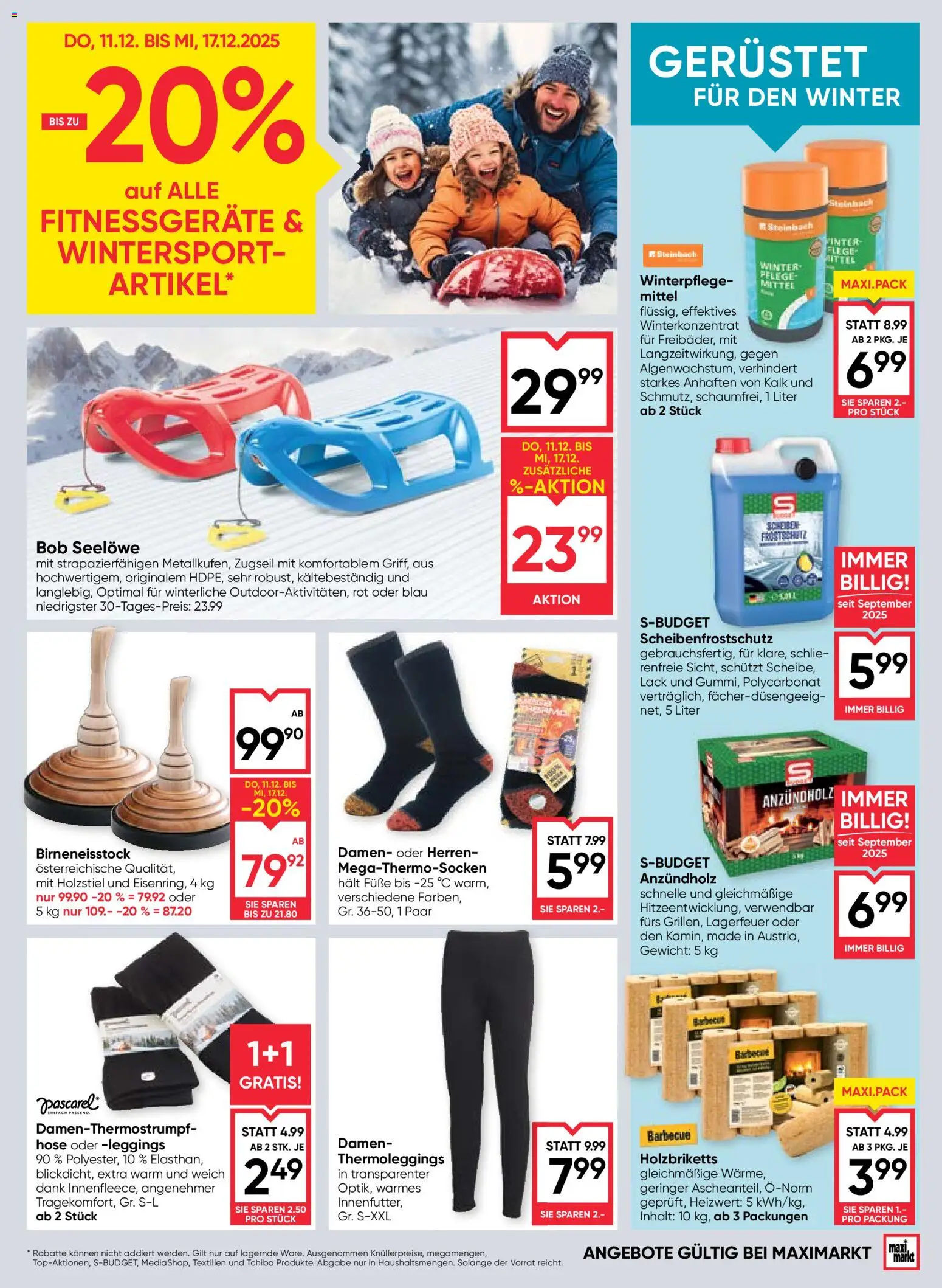 Maximarkt Flugblatt gültig ab 11.12.2025 | Seite: 21 | Produkte: Hose, Leggings, Gewicht