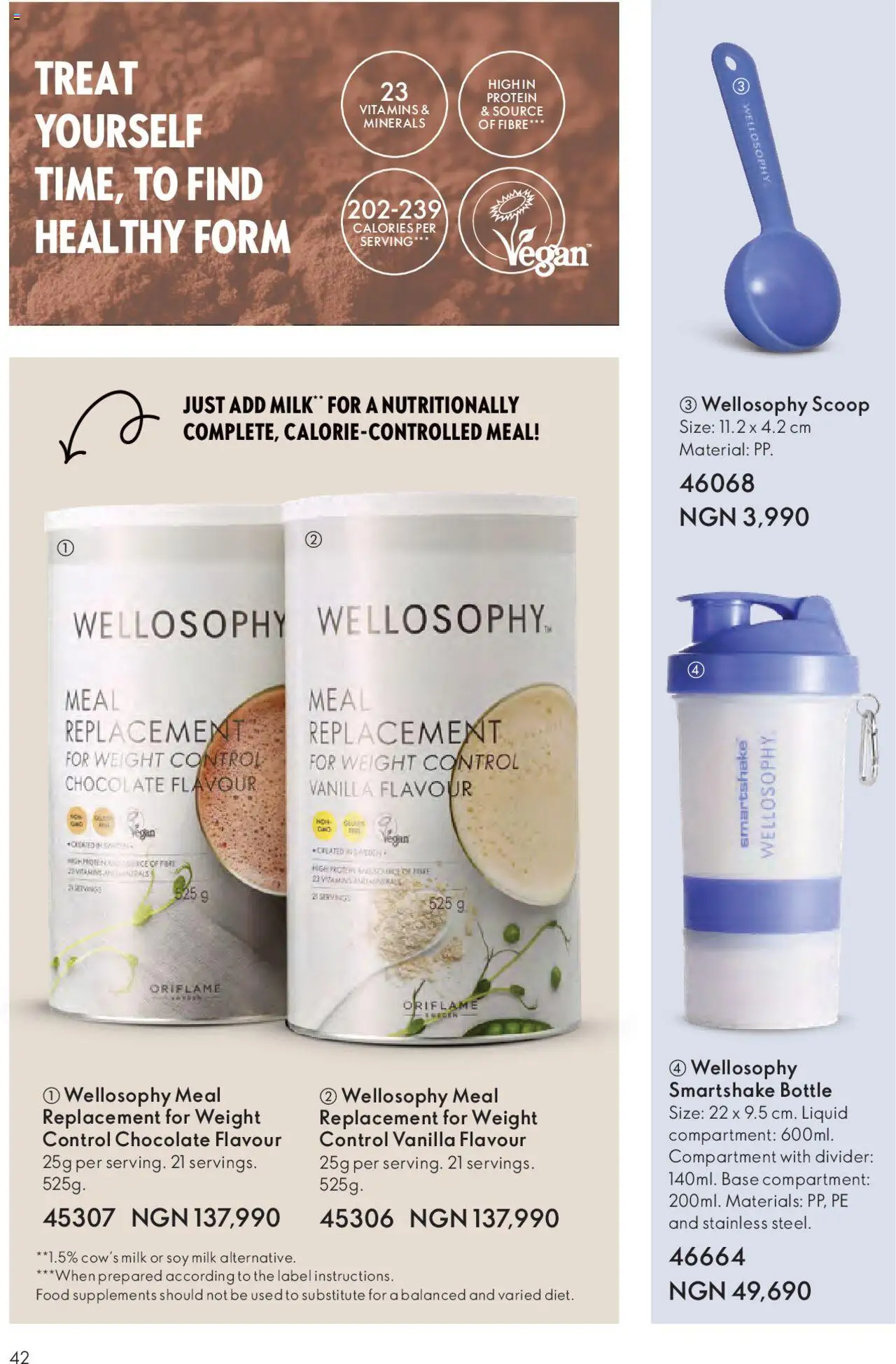 Oriflame - Catalogue  valid from 01.07.2025 | Page: 42 | Products: Chocolate, Weight, Zápich, Milk